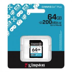 ����� ������ Kingston SD   64GB C10 UHS-I U3 V30 R200MB/s SDG4/64GB